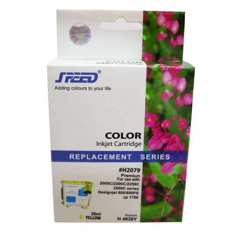 Cartus yellow HP 838 compatibil C4838AE HP11 - imagine 3